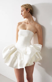 Bon Bride mini modern strapless mini feestjurkje