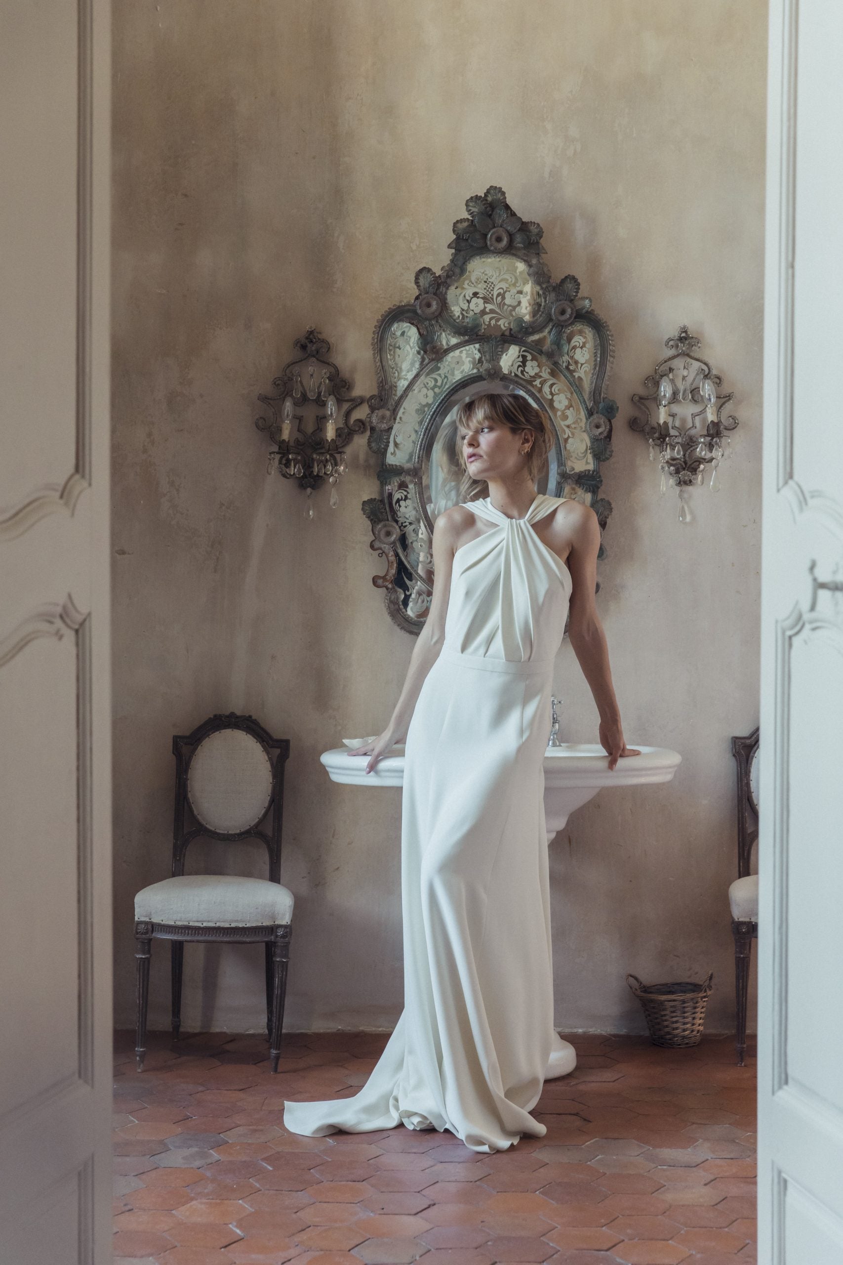 Laure de Sagazan Bloom romantische trouwjurk