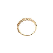 Gouden Circlet ring met parels van Laurie Fleming