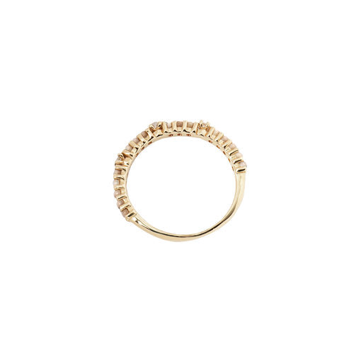 Gouden Circlet ring met parels van Laurie Fleming