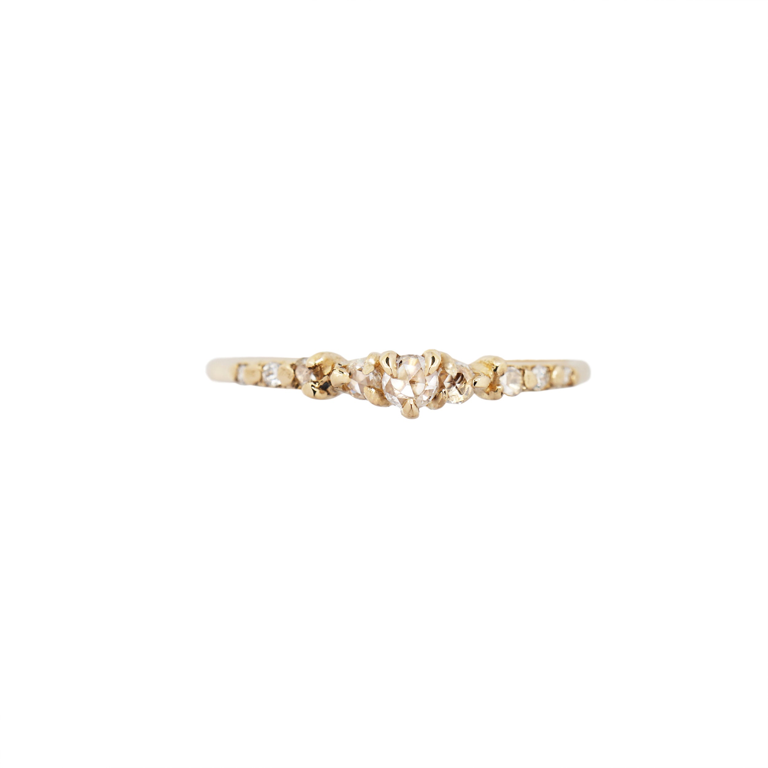 Gouden Cyndra ring met diamanten van Laurie Fleming