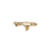 Gouden Evening Fleur ring van Laurie Fleming