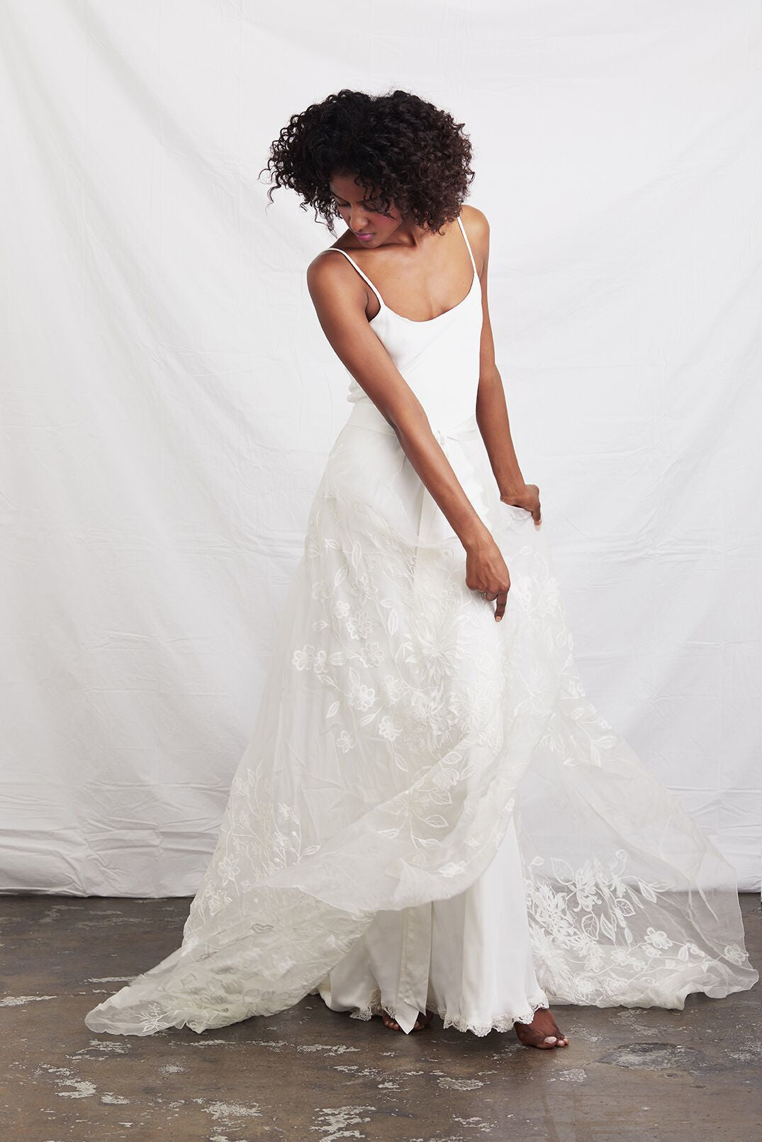 A La Robe Aster Flora Wrap Skirt