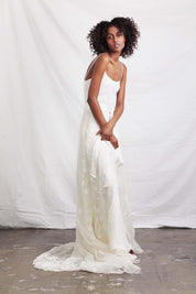 A La Robe Aster Flora Wrap Skirt