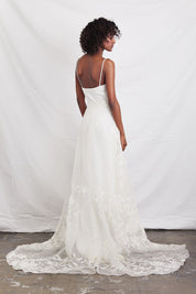 A La Robe Aster Flora Wrap Skirt