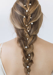 Jennifer Behr parel haarpins Perla
