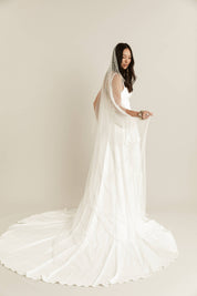 Iona veil Bohemian sluier met strass van Rue De Seine