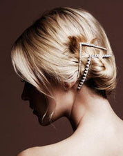 Lelet NY Vee haarclip met strass