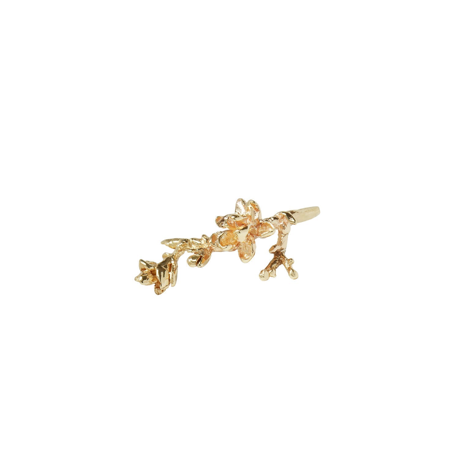 Gouden Magnolia Branch oorbellen van Laurie Fleming
