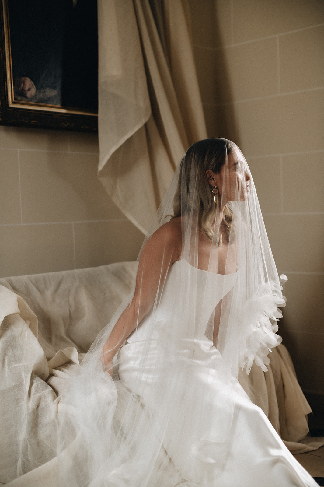 Penelope Corset & Sadie skirt van Prea James Bridal.