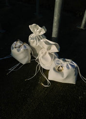 Handtas in ivory van Bon Bride