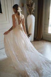 A La Robe Aster Flora Wrap Skirt