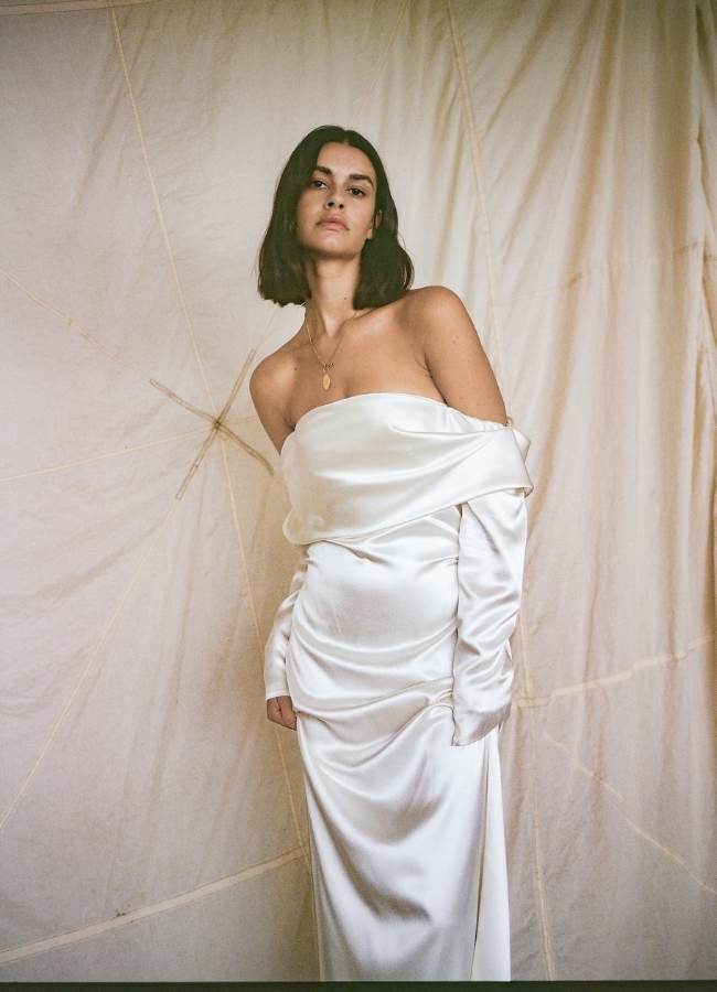 BB20 off the shoulder trouwjurk van Bon Bridé