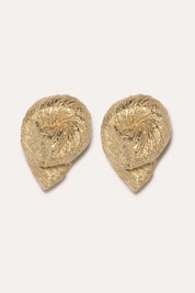 Gouden chunky oorbellen, Cord, van Completedworks