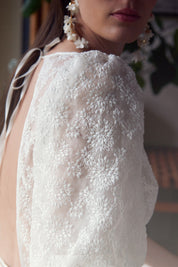 Laure de Sagazan Rocca romantische trouwjurk 