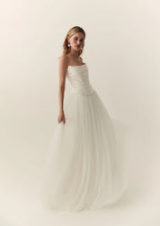 Mabel Corset met flowy rok van Prea James