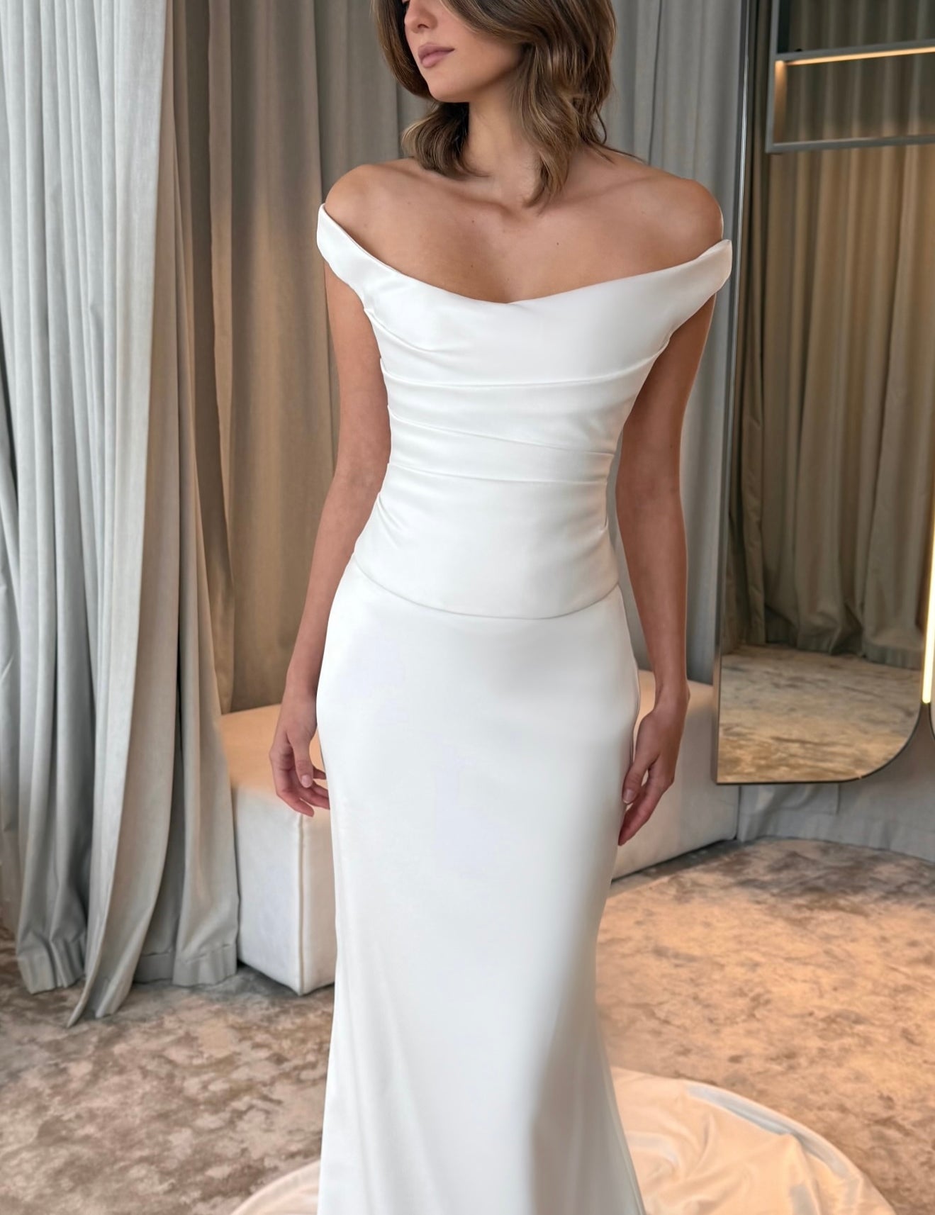 Nevada corset & Nix skirt. Trouwjurk van Kyha 