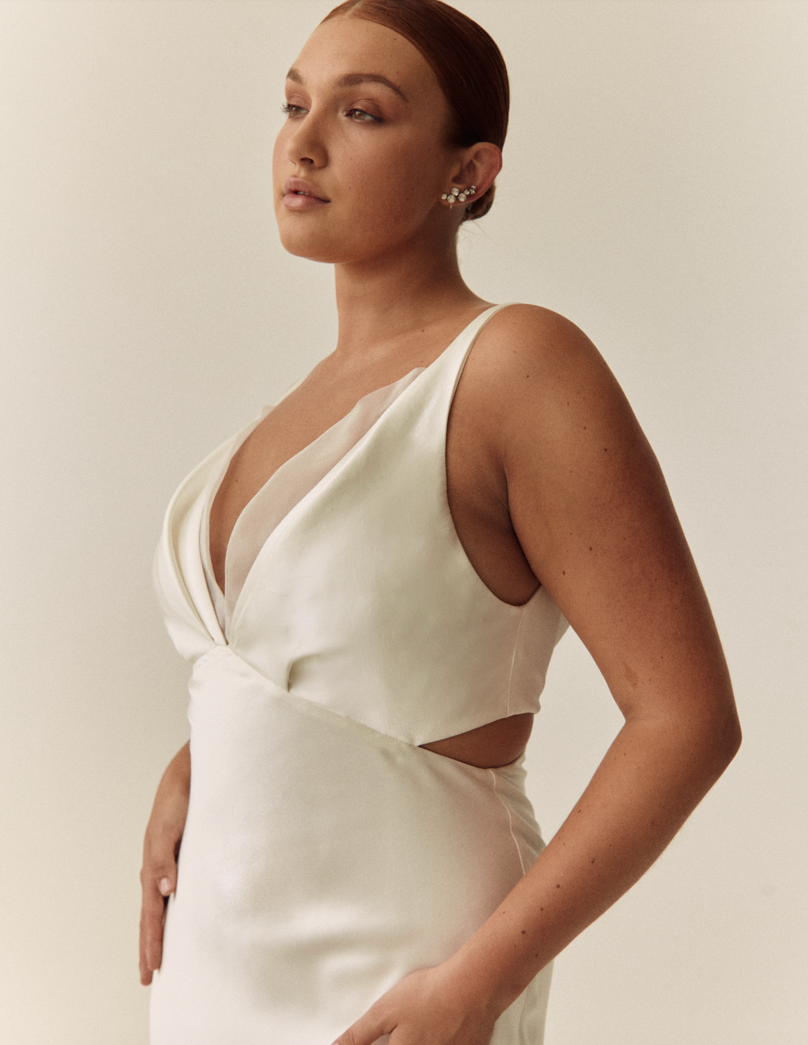 Minimal wedding dress Prea James 