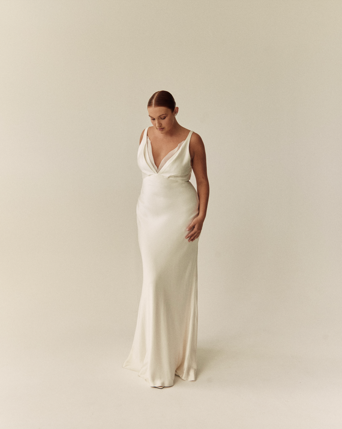 Minimal wedding dress Prea James 