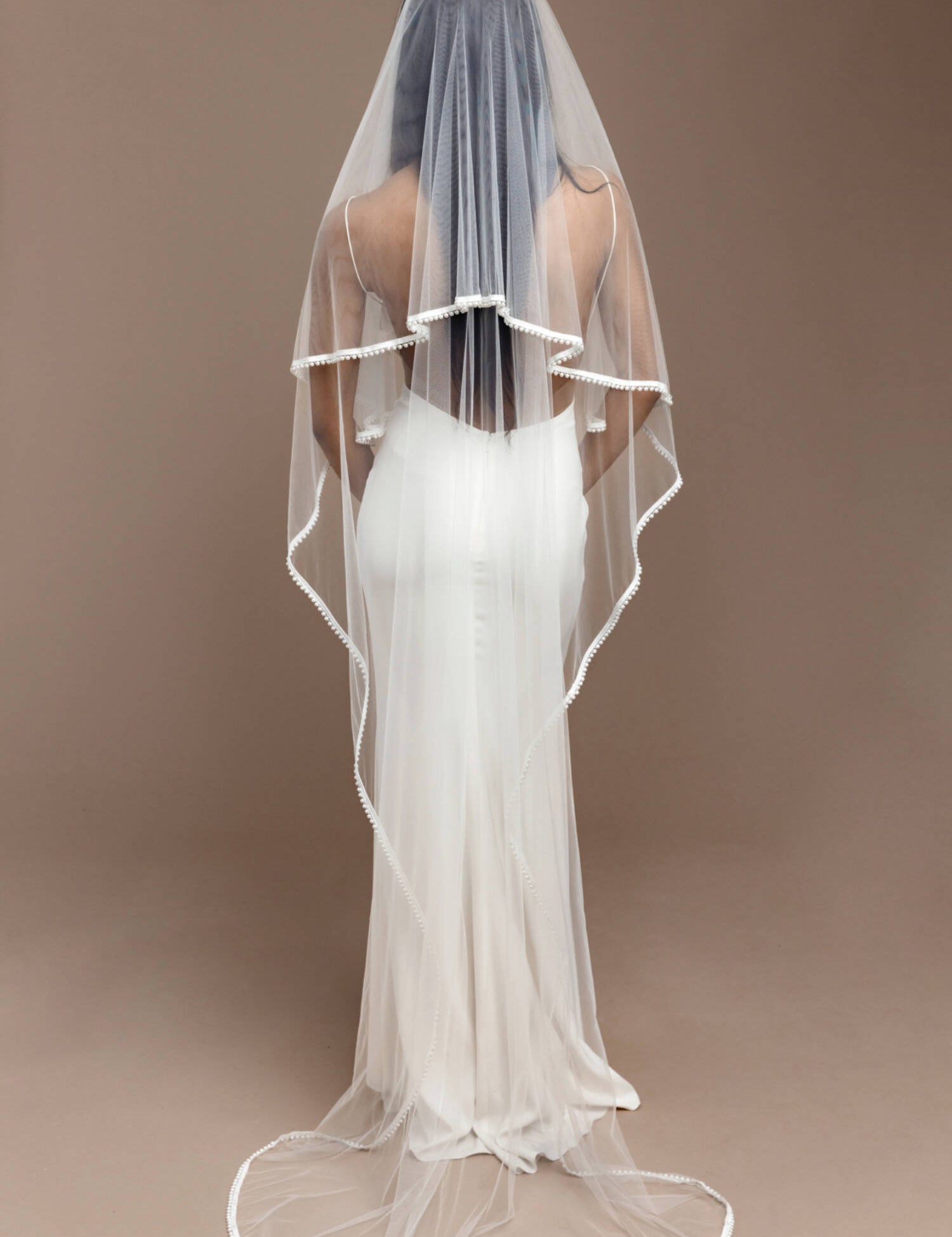 Salt veil Bohemian parel sluier van Rue de Seine 