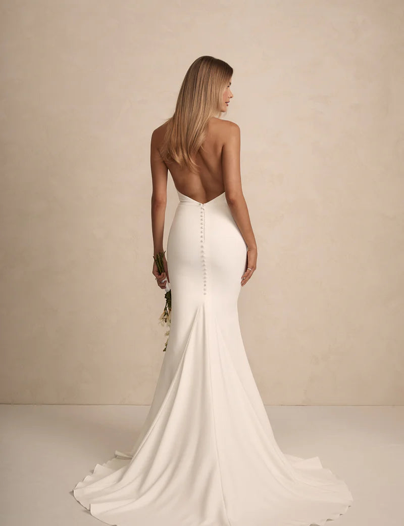 Grayson trouwjurk, halter model van Made With Love bridal 