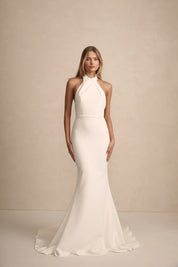Grayson trouwjurk, halter model van Made With Love bridal 
